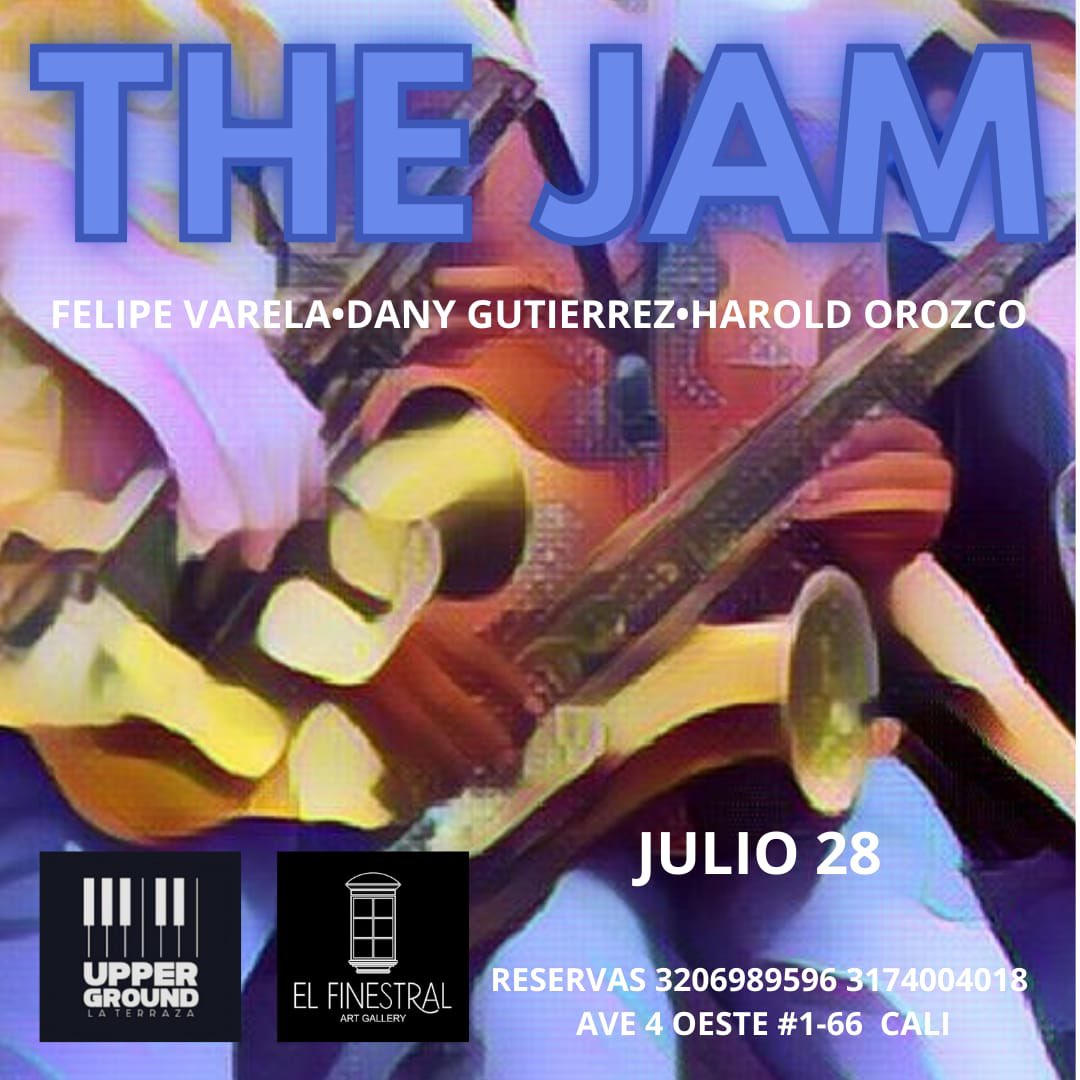 upper_ground1's tweet photo. Mañana #jueves La mágica combinación de @Danigutierrez0 @felipevarelamusic &amp; @CHACHO2012 harán explotar las emociones ! Ven a - The Jam - Reservas a los WhatsApp 3206989596 - 3174004018 #livemusic #jam #cali https://t.co/VUHIw5dNok