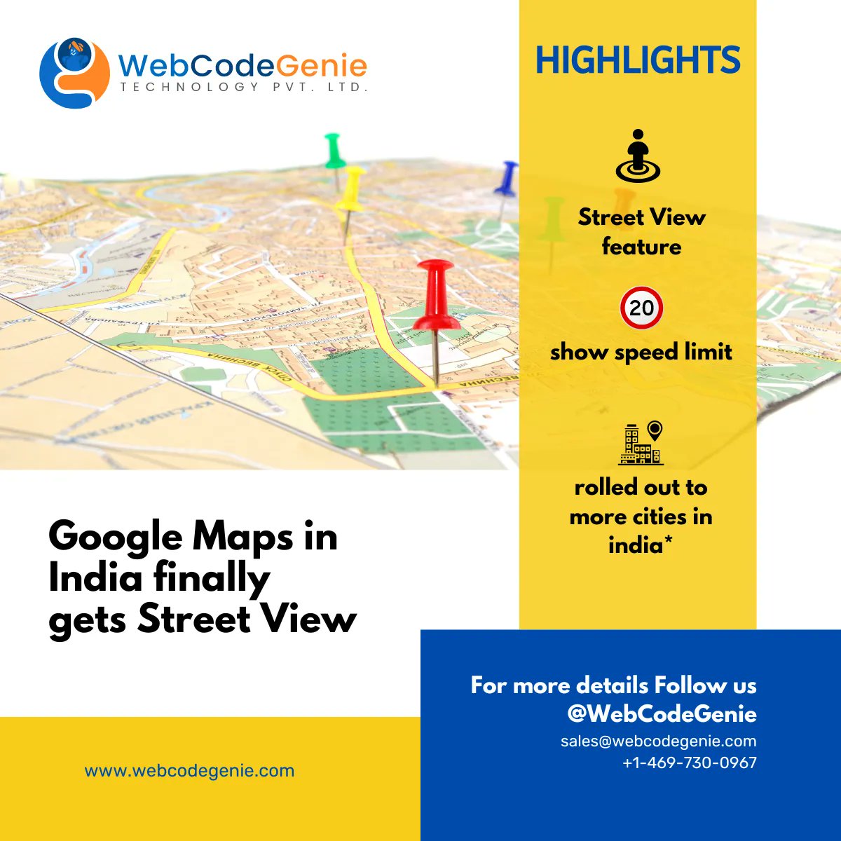 WebCode_Genie's tweet photo. Google Maps in India finally gets Street View 🚩🚗
#GoogleMaps #StreetView #googlemapsindia #StreetViewfeature #googleindia https://t.co/3OpPJOCmtb