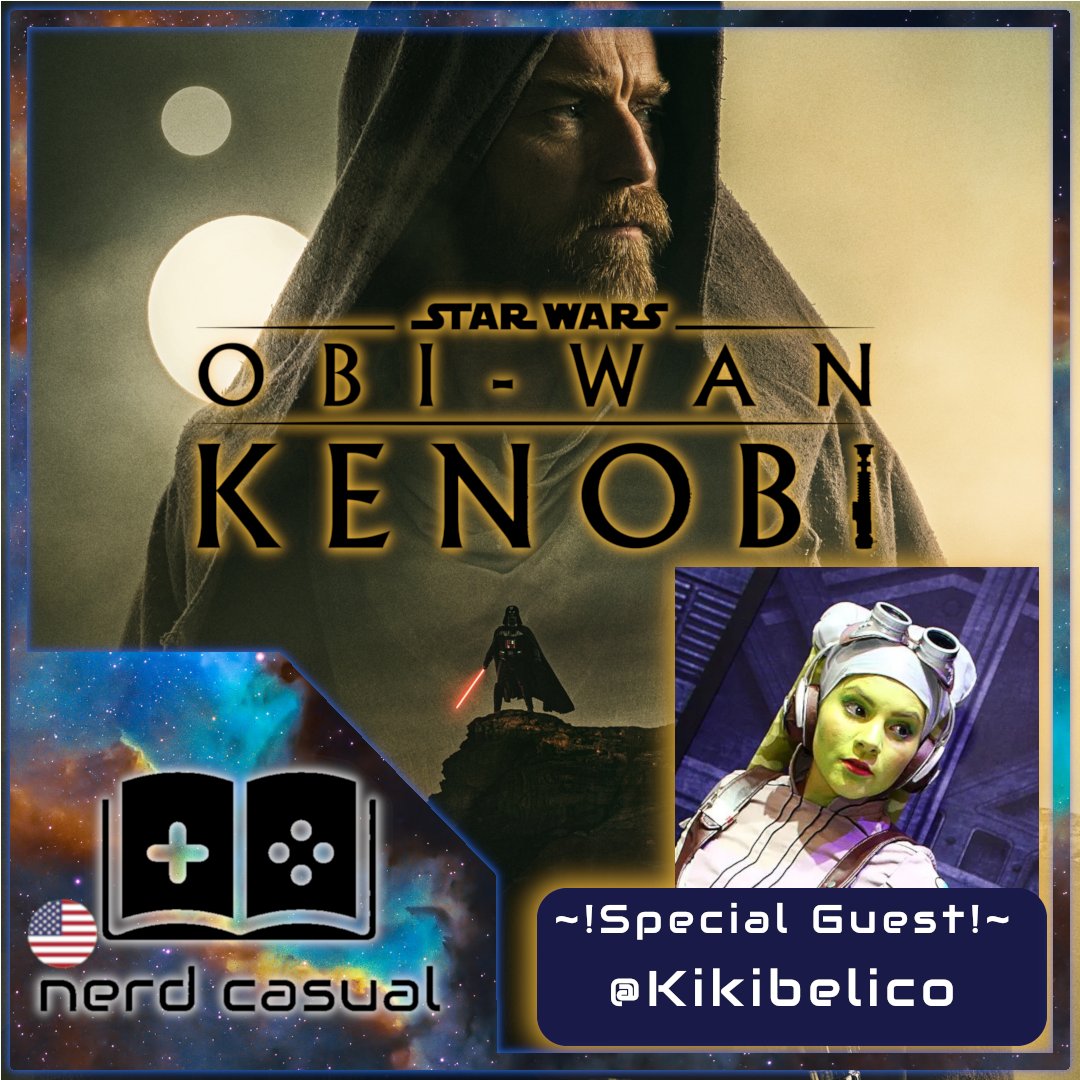 NerdCasualMedia's tweet photo. This week I chatted with my friend Ana @kikibelico about the #disneyplus #starWars series #obiwankenobi.The series has divided many #starWarsfans,but regardless Ana and I enjoyed the series and we chatted about the different things that stood out to us.
🔻
https://t.co/jXN2EP1zFi https://t.co/QExsTGMLog