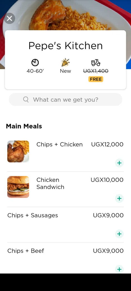 Pepeskitchen's tweet photo. We're on @Glovo_UG. Check us out and place your orders. 
Flavorful - Large portions - Affordable. https://t.co/uOy8qfGS5V