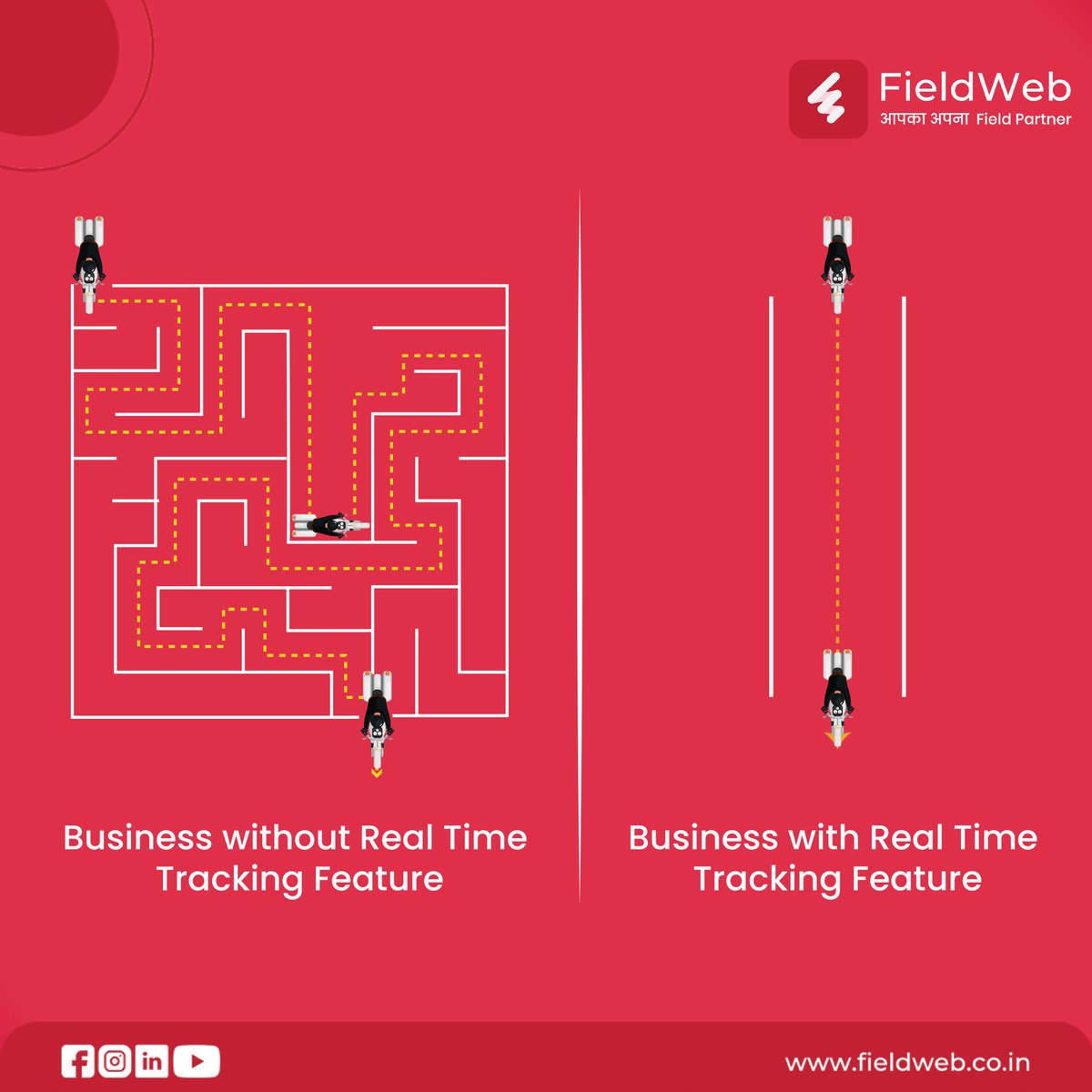 field_web's tweet image. Choose the simpler route where the destination is success of your field business. 
Download FieldWeb now: bit.ly/3bbcmDO

#fieldweb #business #motivationalspeaker #Imlie #Neighbours #thursdayvibes #DigitalArtist #CFC #questiontime