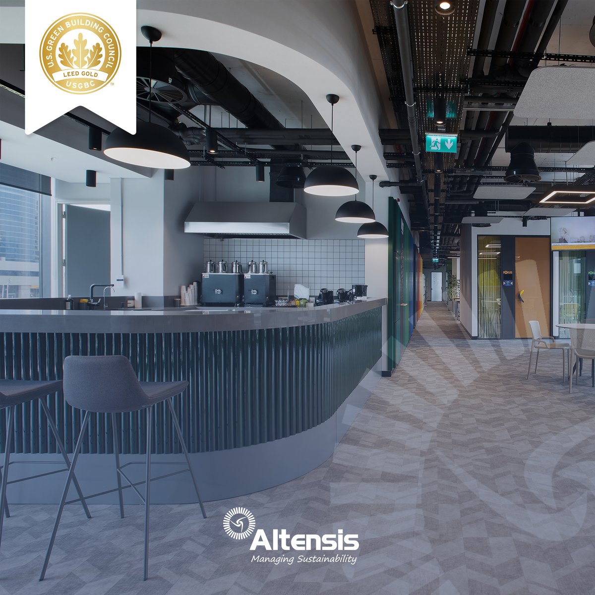 altensis's tweet photo. İstanbul’da bulanan AgeSA Genel Müdürlük Ofisi Mayıs ayında, LEED v4 ID+C: CI kategorisinde "GOLD” seviyesinde sertifika almaya hak kazanmıştır.
Mimar/Architect: ABBA Mimarlık
#tbt #sustainability #engineering #greenbuildings #leed #breeam #leedfellow #carbonemissions #energy https://t.co/DannD2xXGB