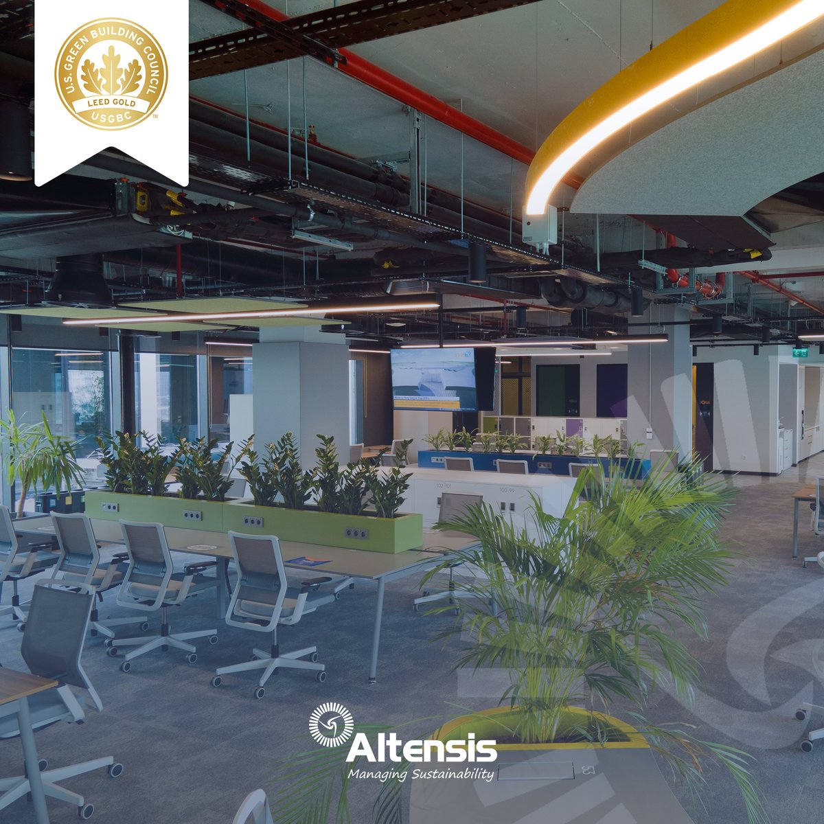altensis's tweet photo. İstanbul’da bulanan AgeSA Genel Müdürlük Ofisi Mayıs ayında, LEED v4 ID+C: CI kategorisinde "GOLD” seviyesinde sertifika almaya hak kazanmıştır.
Mimar/Architect: ABBA Mimarlık
#tbt #sustainability #engineering #greenbuildings #leed #breeam #leedfellow #carbonemissions #energy https://t.co/DannD2xXGB