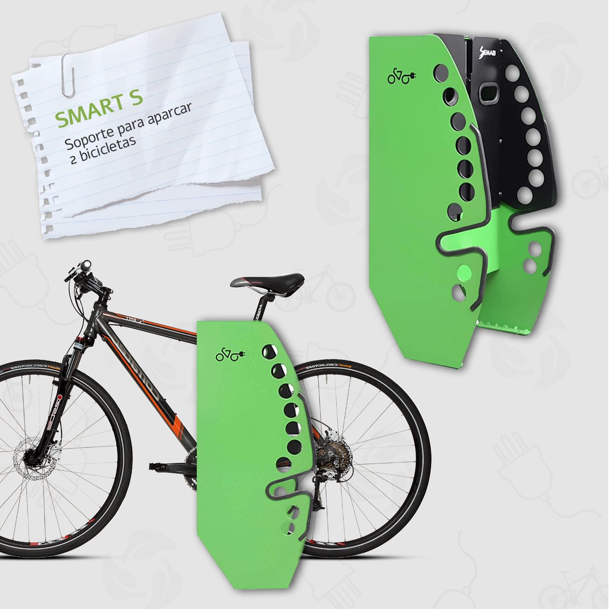 CMup2city's tweet photo. 👉 Os presentamos otro de nuestros productos: la SMART S.
Un soporte resistente para aparcar dos bicicletas en la vía pública o en espacios comunitarios. 🚲
◾ También puede incorporar enchufes para la carga de bicicletas eléctricas. 🔌
#up2access #up2city #sostenibilidad https://t.co/TJbfrUvHMH