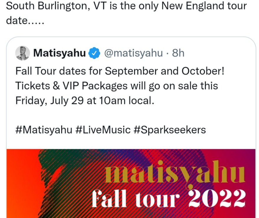 Always hilarious to hear coastal dwellers complain about how far away a concert is. Burlington is closer to Boston than any of these dates are to SLC, the closest of which is Aspen, which is a pain to get to AND super expensive! https://t.co/Sq1TMr1b65