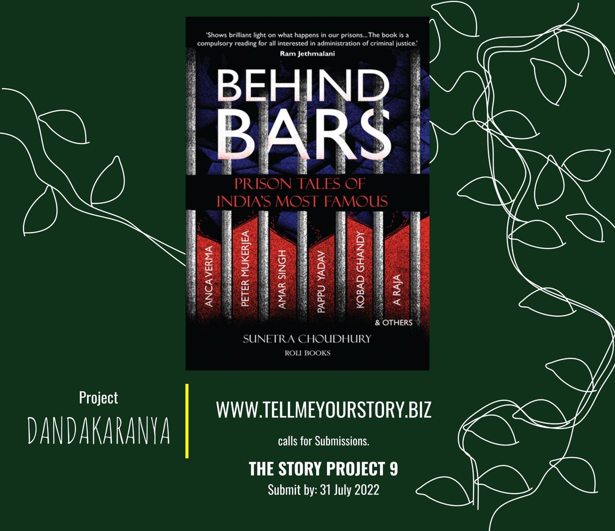 _TMYS_'s tweet photo. #BookPosts
A fabulous book by Sunetra Choudhury, discussing the #Dandakaranya of VIP prisoners vis-a-vis others. With unbelievable details of the life inside prison and the sorry state of hundreds of undertrials languishing in jails..
(Continued)
@sunetrac @RoliBooks https://t.co/jVErL9ClEO