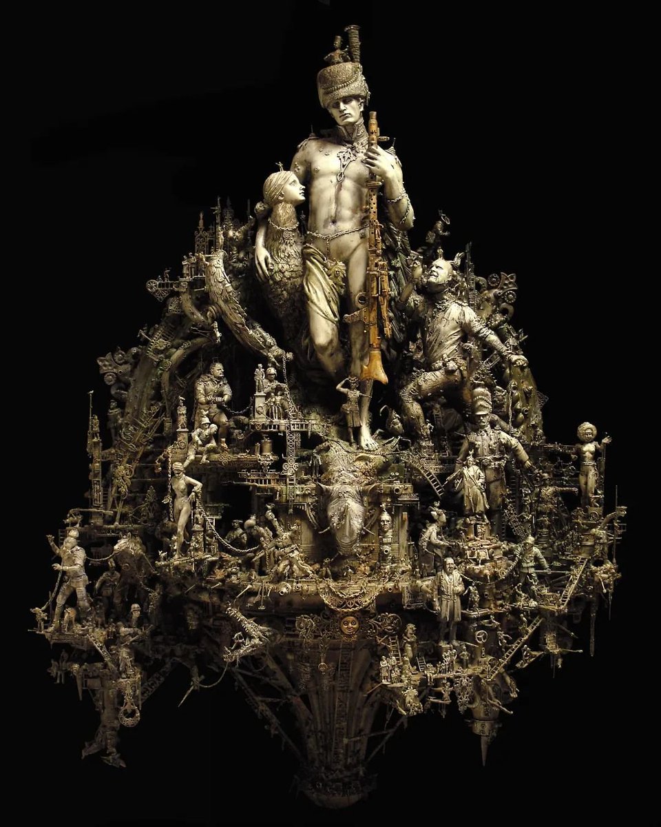 Kris Kuksi’s sculpture ‘Oedipus in Contemplation’
#kriskuksi #sculpture #oedipus #contemplation