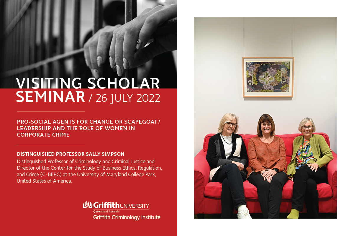 This week distinguished Professor Sally Simpson previewed her upcoming international keynote on the intersection of corporate crimes &amp; feminism, bringing a new lens to the crimes of the powerful. Sally is a member of GCI's Advisory Board chaired by Emeritus Professor Toni Makkai.