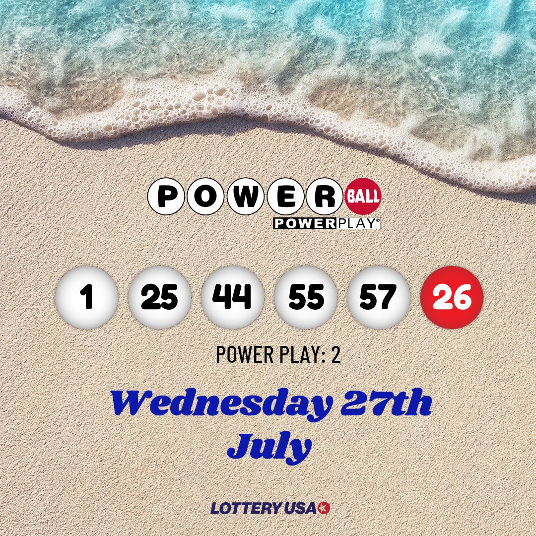 Did you check the Powerball numbers yet? Here's your chance!

To check the Double Play numbers, visit our website https://t.co/KcvAVWy4ie

#Powerball #lottery #lotteryusa #lotterynumbers https://t.co/ZOYGo6nHbr