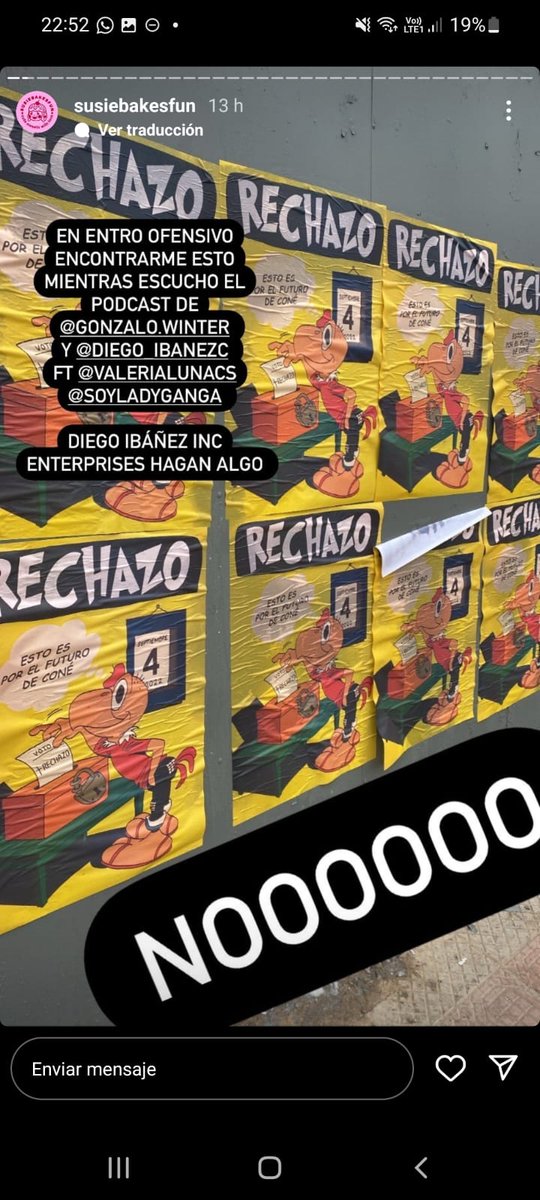 Mi papá tiene 80 años, trabajó muchos años en la editorial Pincel dibujando a Condorito, hacé unos días me envió un dibujo, hoy nos encontramos con esto. Da pena y rabia. De algo nos podemos jactar, El Rech4zo no tiene talento ni creatividad.