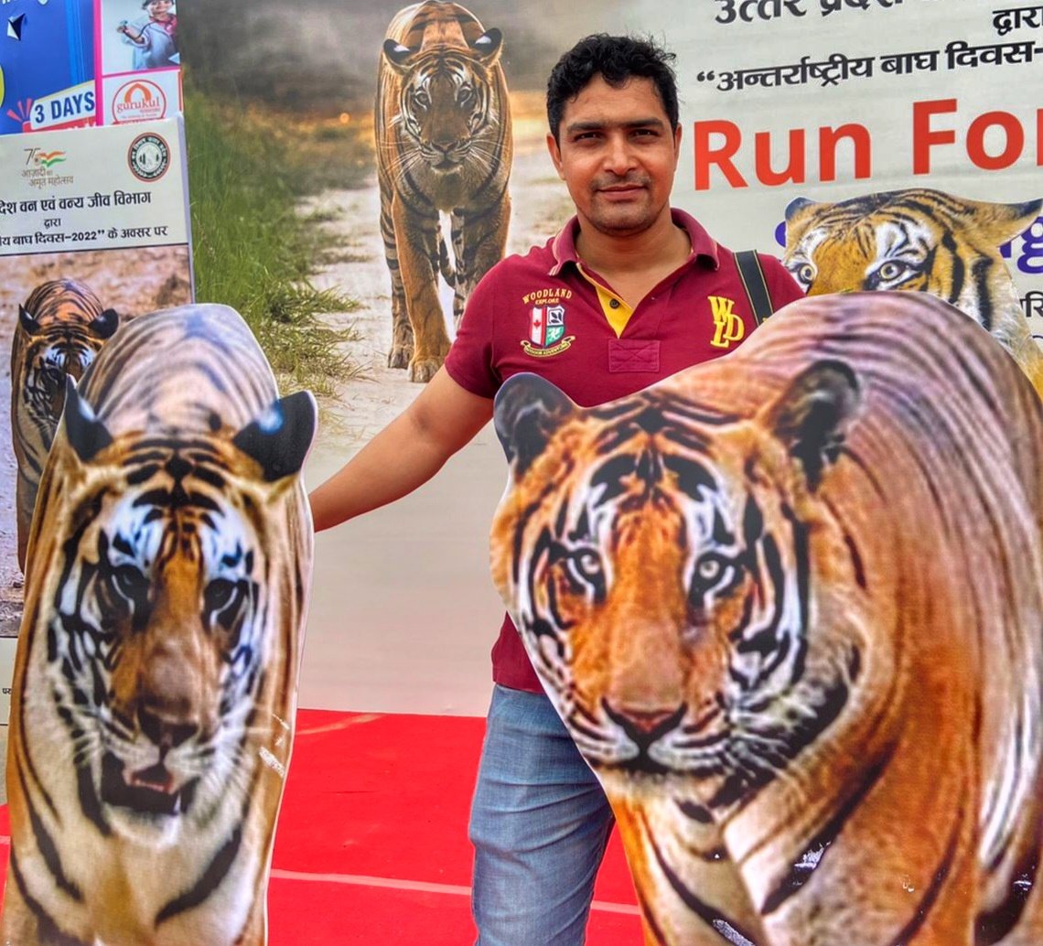 SangamDube's tweet photo. ‘अंतर्राष्ट्रीय बाघ दिवस 2022’
#RunForTiger https://t.co/3tLP69j3xY
