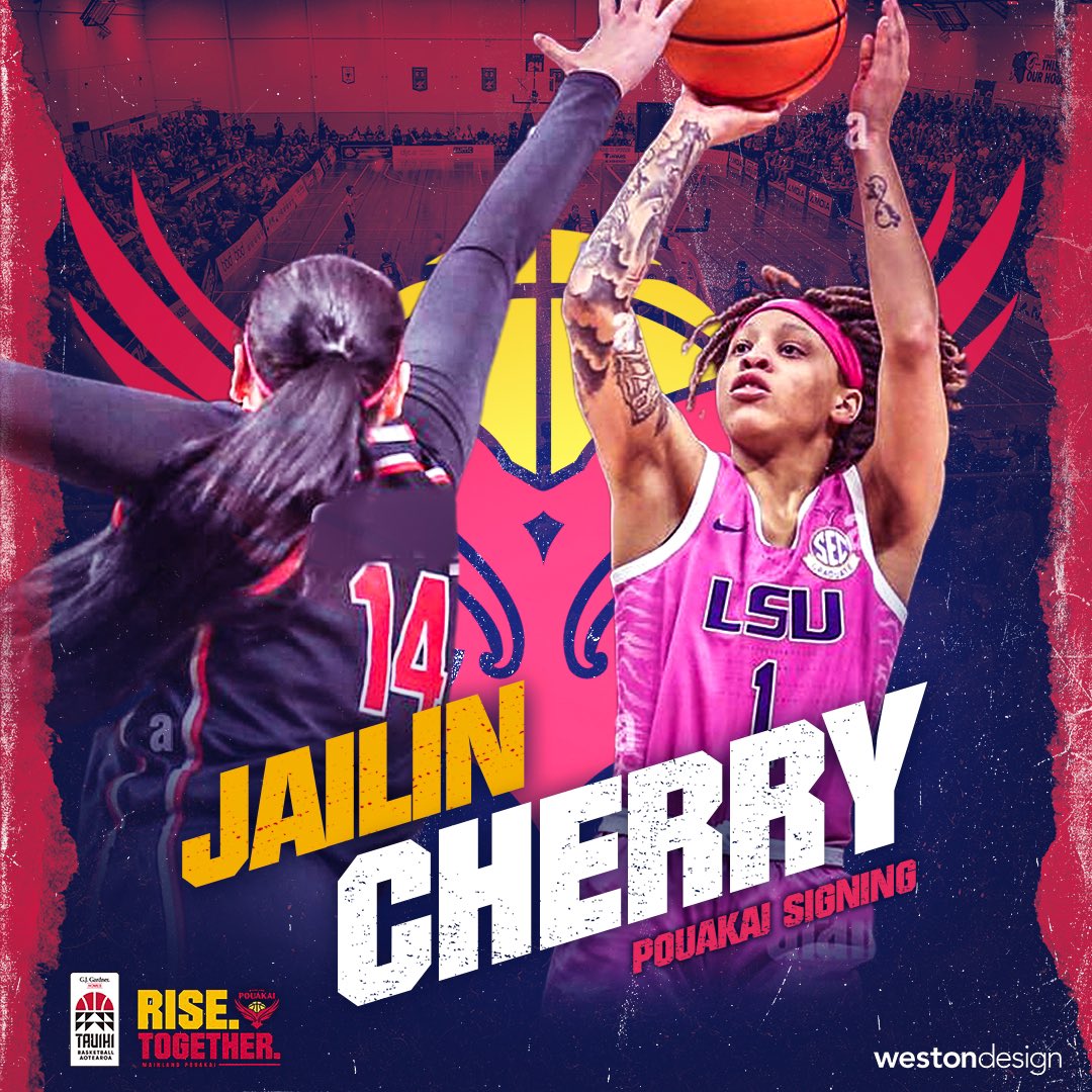 MainlandPouakai's tweet photo. We would like to announce our latest addition to the Pouākai family JAILIN CHERRY! All the way from the U.S, Jailin is from the renowned basketball college of LSU🙌 We are excited to have her in the Pouākai jersey for the game this Saturday🦅

Read more https://t.co/3UcCZEJWH9 https://t.co/V7JFZdiElh