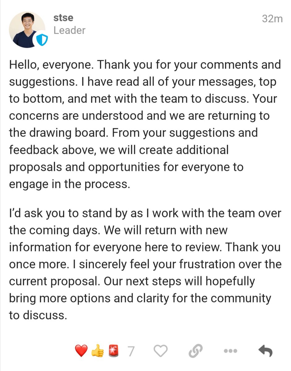 Oooo please let this be the comeback tale of 2022 <a href="/stse/">stephen tse 🎏defi wealth 🤟robot fingers ➗crypto</a> <a href="/harmonyprotocol/">Harmony 💙</a>. Deploying proposals, steady lads.