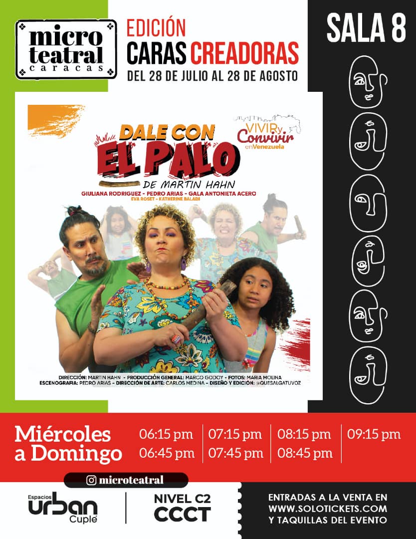 KathhBaladi's tweet photo. Los esperamos en la sala 8 - #daleconelpalo en @microteatral a partir de este 28 de julio hasta el 28 de agosto 💥

#microteatral #urbancuple #teatro #carascreadoras #sala8 https://t.co/i8x5IYqWAo
