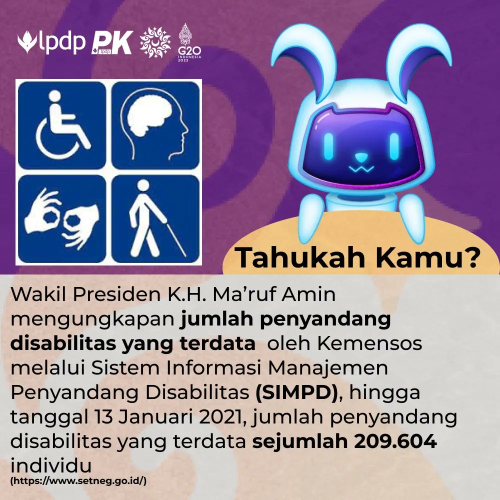 ef. (@esyaifullah) on Twitter photo Hi, Sobat Tala!
Semoga Sobat semua senantiasa diberikan semangat dan kemudahan serta kelancaran dalam segala aktifitasnya ya.
<a href="/LPDP_RI/">#DiriUntukNegeri</a>
<a href="/pk189lpdp/">Sembagi Arutala</a>
#DiriUntukNegeri #SDMUnggulIndonesiaMaju
#AkuPastiMengabdi #LPDP #PK189 #SembagiArutala #AsakuSinariIndonesia Hi, Sobat Tala!
Semoga Sobat semua senantiasa diberikan semangat dan kemudahan serta kelancaran dalam segala aktifitasnya ya.
<a href="/LPDP_RI/">#DiriUntukNegeri</a>
<a href="/pk189lpdp/">Sembagi Arutala</a>
#DiriUntukNegeri #SDMUnggulIndonesiaMaju
#AkuPastiMengabdi #LPDP #PK189 #SembagiArutala #AsakuSinariIndonesia