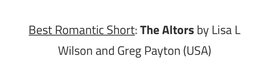TheAltorsFilm's tweet photo. OMG!! BEST ROMANTIC FILM! 💛Thank you @IShortsAwards for recognizing our beautiful love story written by @lisarraine and co-directed &amp; co-produced with @LANOCTURNAL1 🙏🏾 #thealtorsfilm https://t.co/QVUQr9E5Ny