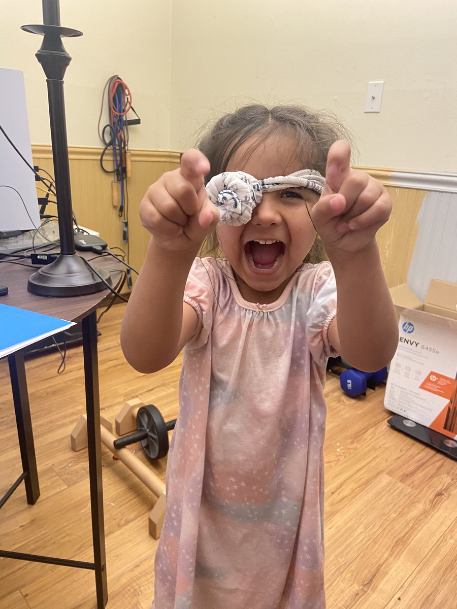 kayla_113's tweet photo. My last two papers as an undergrad are underway.. it feels so surreal but Master’s Degree here I come 💗 #AllForMyRilynnMae 
Pictures of my cat loving, pirate, daddy’s girl. I am so SO blessed! https://t.co/9U4nVO6L5p