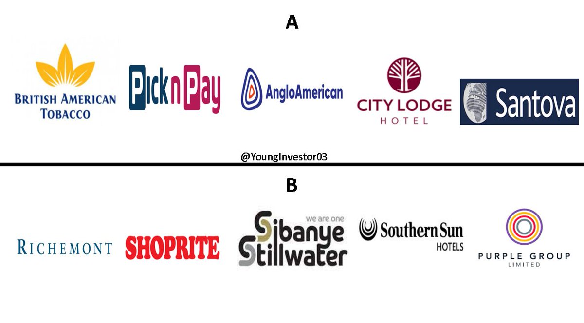 YoungInvestor03's tweet photo. You have to hold 1 these portfolios for the next 10 years 

South African edition

Which would you choose?

A or B

👇 https://t.co/8PB6UDJfCx