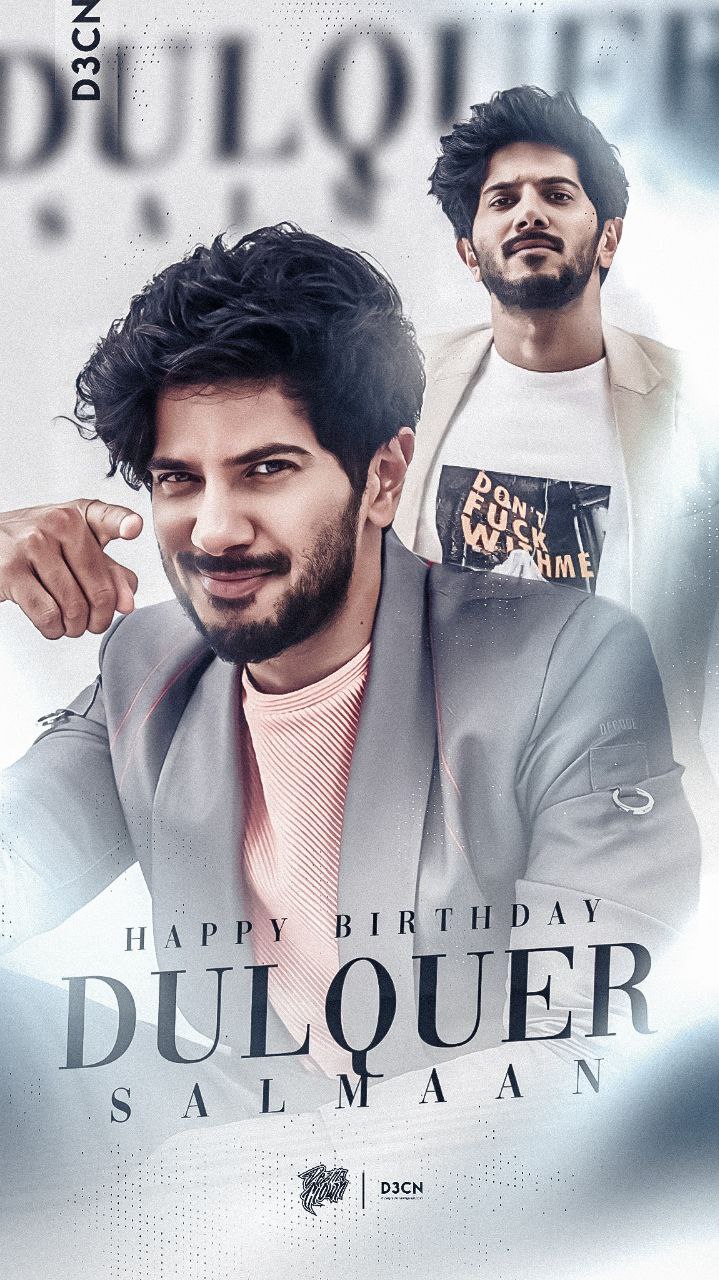 Happy birthday Dulquer Salmaan . .  
