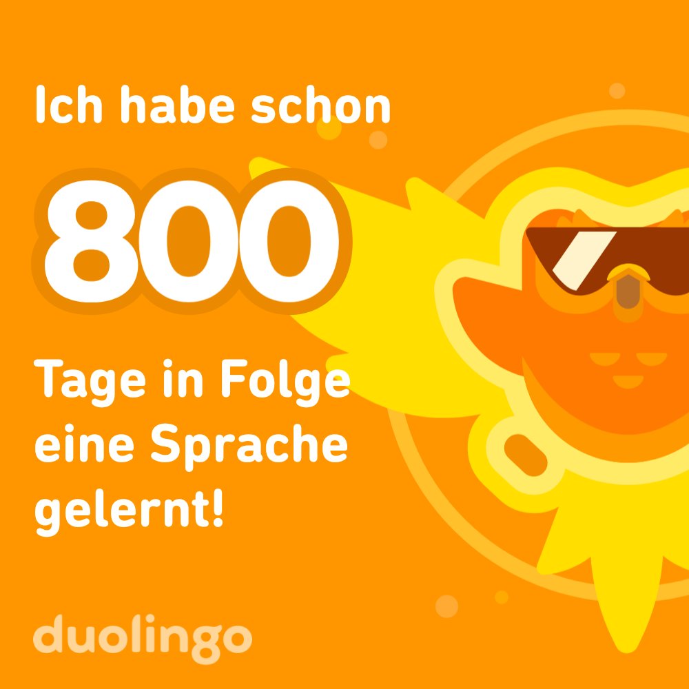 Lerne kostenlos eine Sprache mit mir! Duolingo macht Spaß und ist wissenschaftlich fundiert. Hier ist mein Einladungslink: invite.duolingo.com/BDHTZTB5CWWKTM…