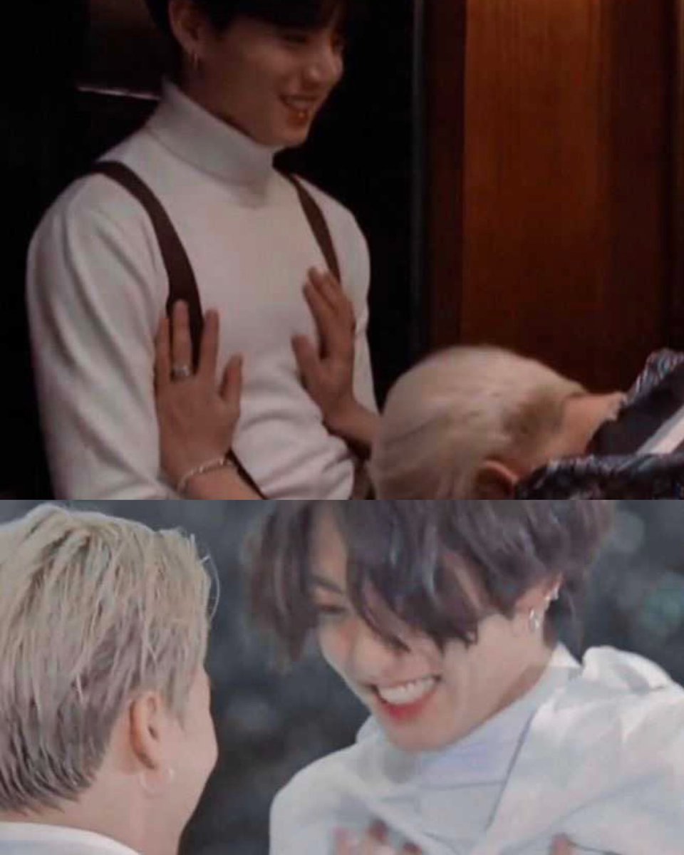 EARMYKOOKMIN's tweet photo. Jimin aferrándose fuerte a su esposo🤭

#JKyJMEspososDelAño
#Mingkookforever
#Mingkookisreal
#Mingkuka
#VivaElMinguk https://t.co/r1oG5yijM2