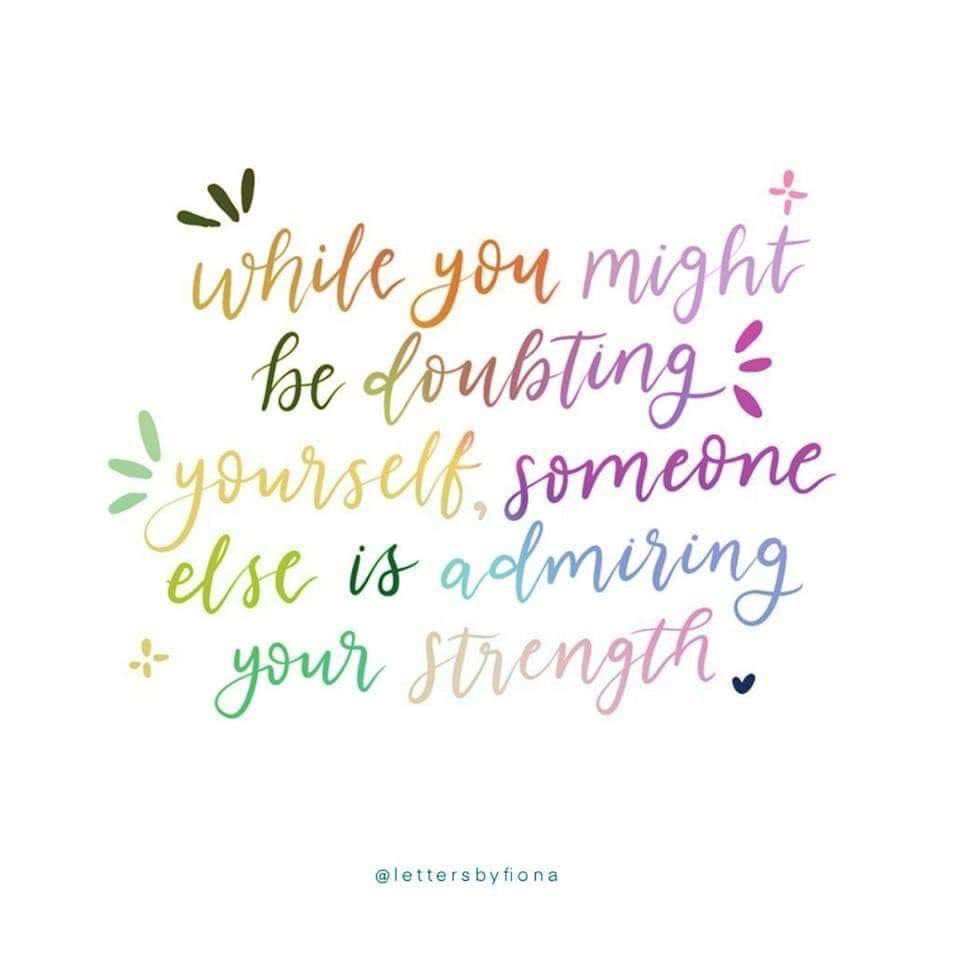 cahenderso's tweet photo. Keep going … you are giving others strength! https://t.co/168YO2z1tC