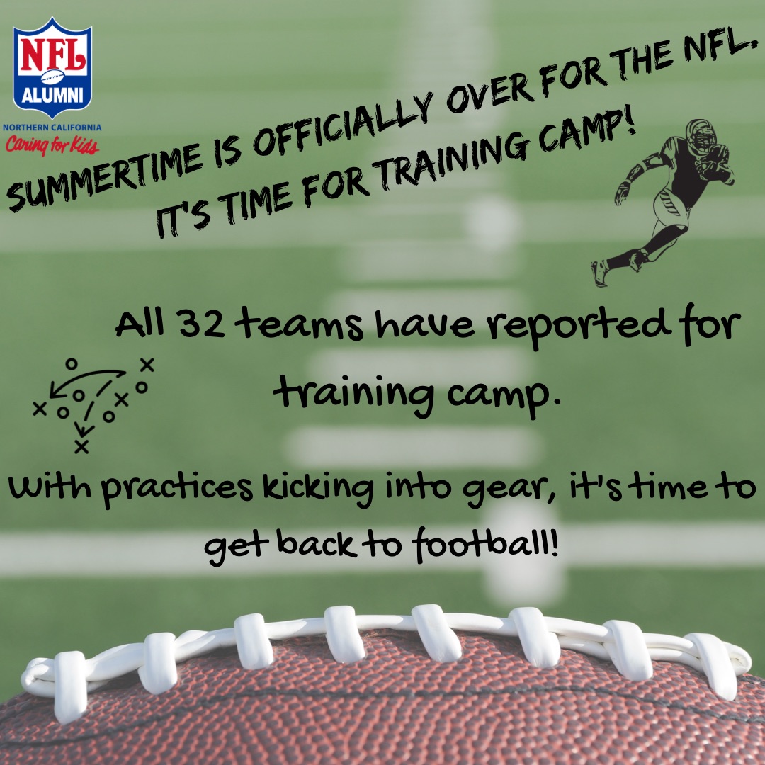 NFLAlumniNoCa's tweet photo. Welcome back football!!
#NFLAlumni #NorCalChapter #nfl #49ers #2022season #FootballIsBack #trainingcamp #staysafeandhealthy https://t.co/ziZltwep5r