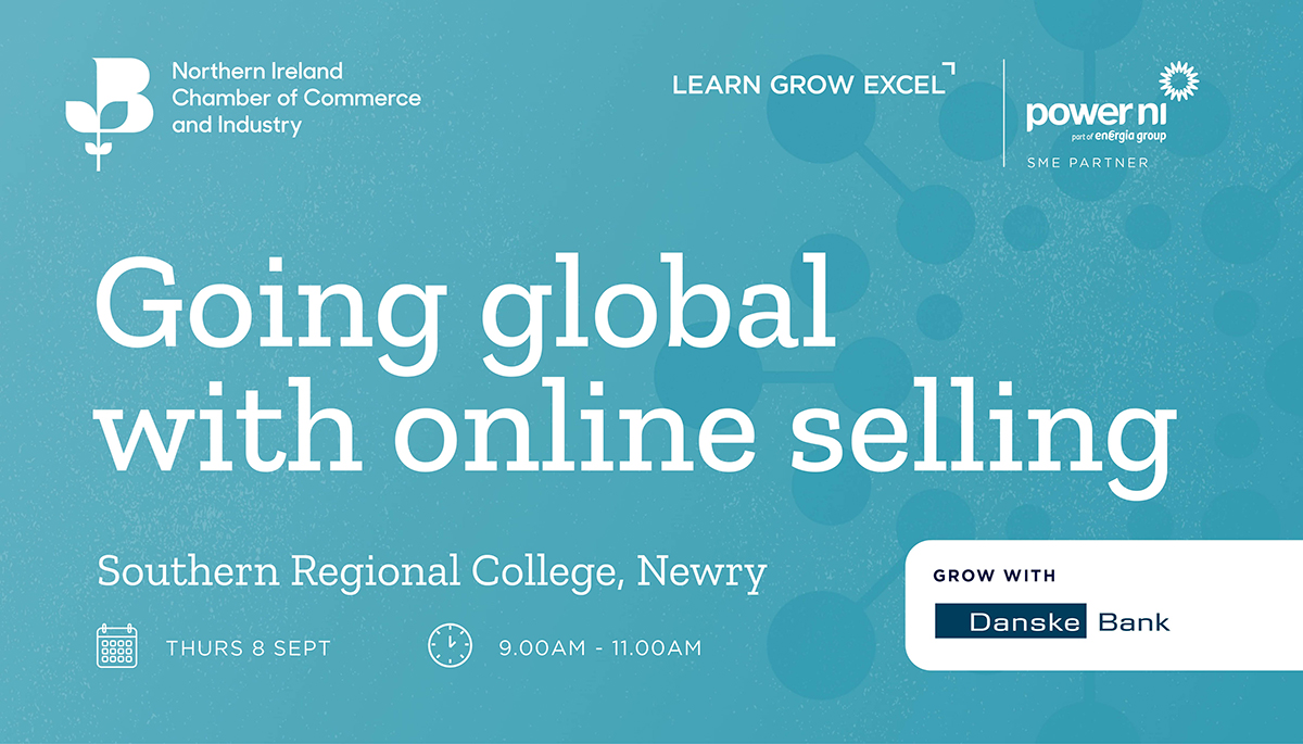 💻📈Join us in Newry for our next Grow with <a href="/DanskeBank_UK/">Danske Bank</a> event on 8 September to hear from <a href="/KukoonRugs/">Kukoon Rugs</a> and Platform Media on how to use online selling to boost your presence in international markets.

Book now: bit.ly/3PWZobS