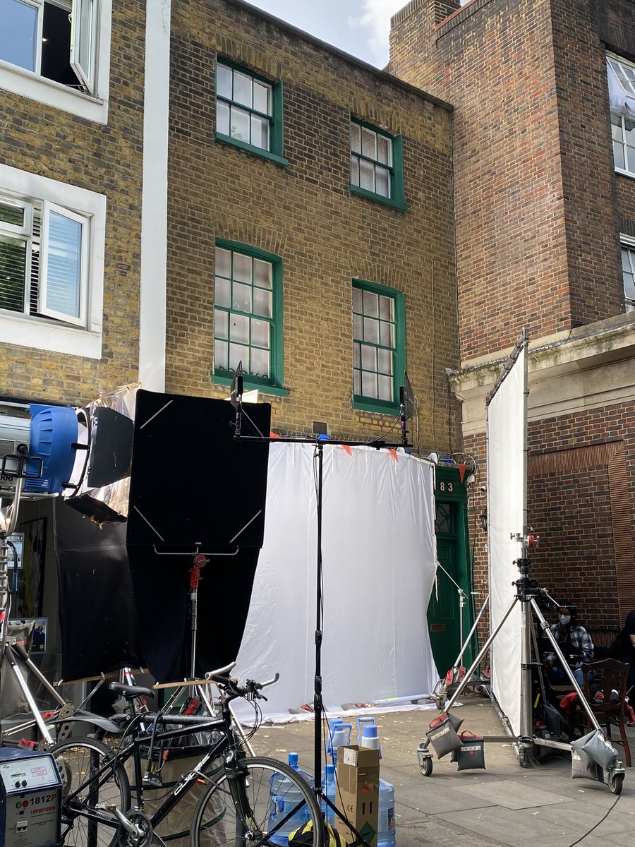 The shop is closed today for filming 🎥