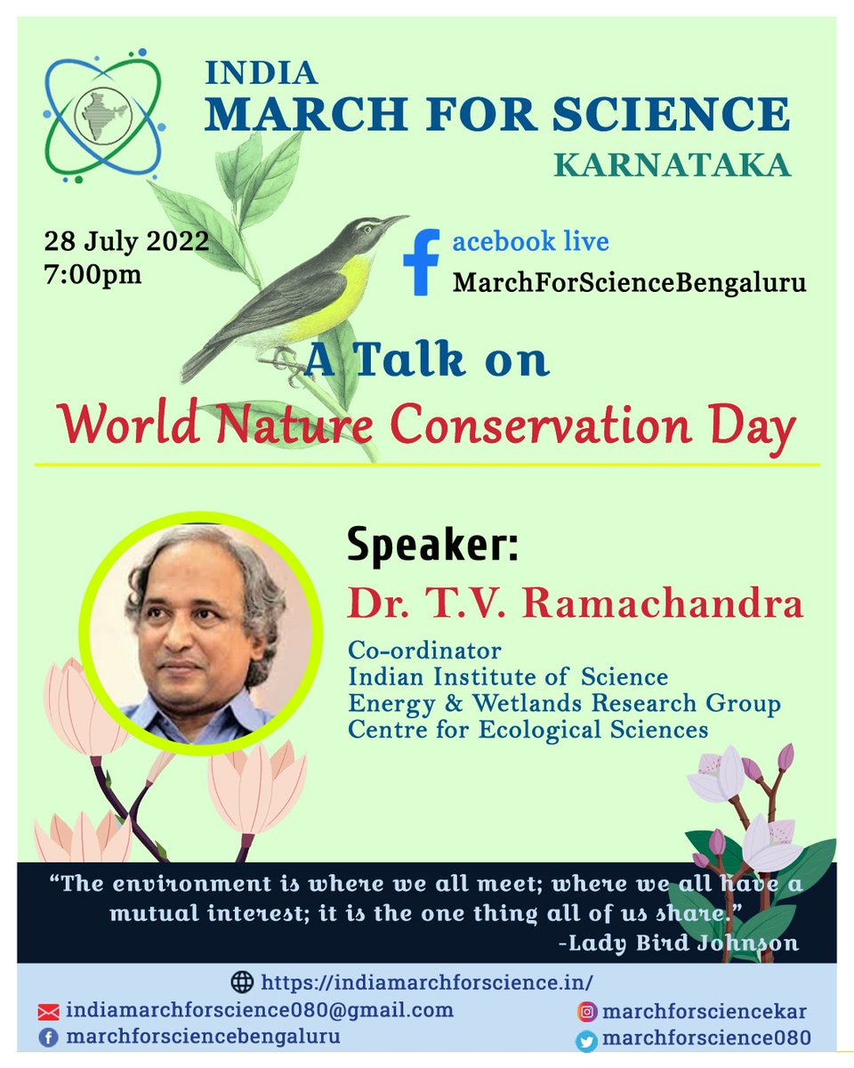 March for Science Karnataka tweet media