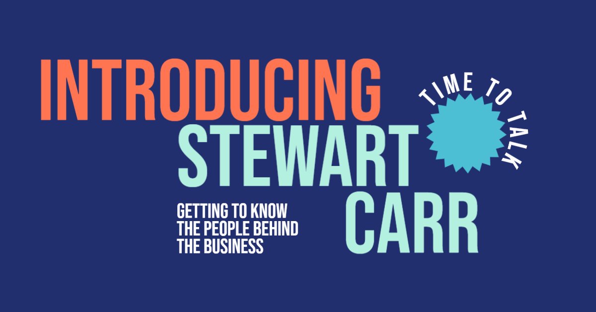 Our second “time to talk” feature has landed. This time we’re introducing you to another of our Director’s, Stewart Carr 🔗 bit.ly/3zgXeNq #timetotalk #creditinsurance #meettheteam