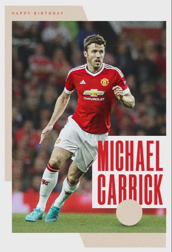 Happy birthday, Michael Carrick (41) 
