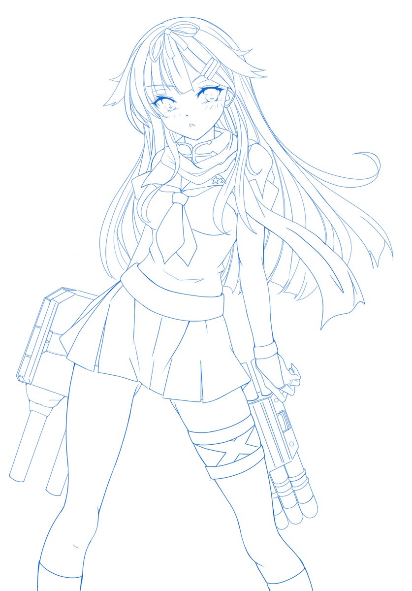 愛宕の構図が浮かばないのでリメイクっぽいぬ(*'-`)φ 