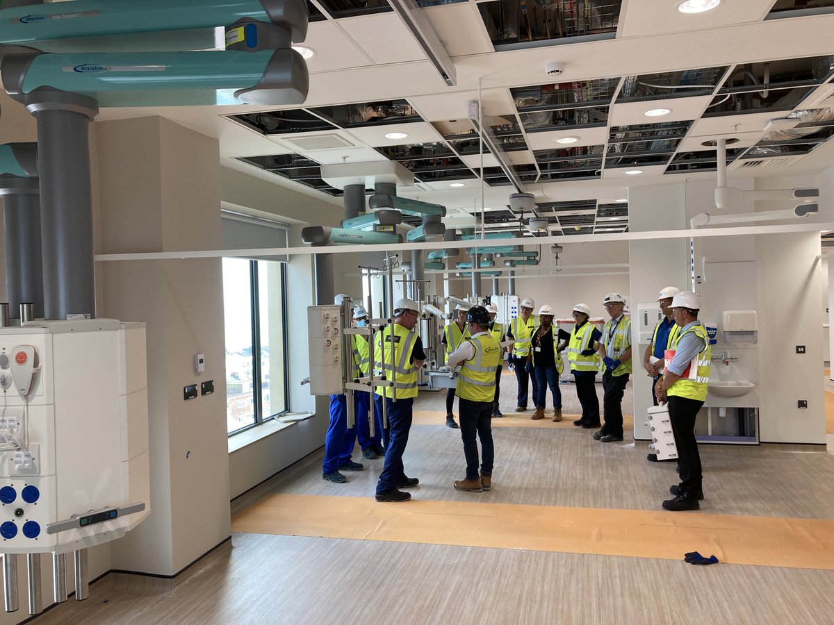 Take a look at Level 7 of the Stage 1 building, which will be home to Critical Care. Members of the Critical Care team visited the area recently to take a look at the specialist medical equipment and the improved environment for both patients and staff.