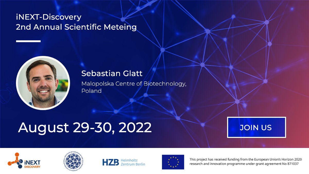 IIMCB, Warsaw, Poland (@iimcb_poland) on Twitter photo #iNEXT_Discovery conference - #meet our speakers!
➡#SebastianGlatt from #MałopolskaCenterofBiotechnology!
Registration: inext.iimcb.gov.pl
#iNEXT_Discovery2ndAnnualScientificMeeting
<a href="/IIMCB_Poland/">IIMCB, Warsaw, Poland</a> <a href="/HZBde/">Helmholtz-Zentrum Berlin</a> @iNEXT_Discovery #iNEXT_Discovery conference - #meet our speakers!
➡#SebastianGlatt from #MałopolskaCenterofBiotechnology!
Registration: inext.iimcb.gov.pl
#iNEXT_Discovery2ndAnnualScientificMeeting
<a href="/IIMCB_Poland/">IIMCB, Warsaw, Poland</a> <a href="/HZBde/">Helmholtz-Zentrum Berlin</a> @iNEXT_Discovery