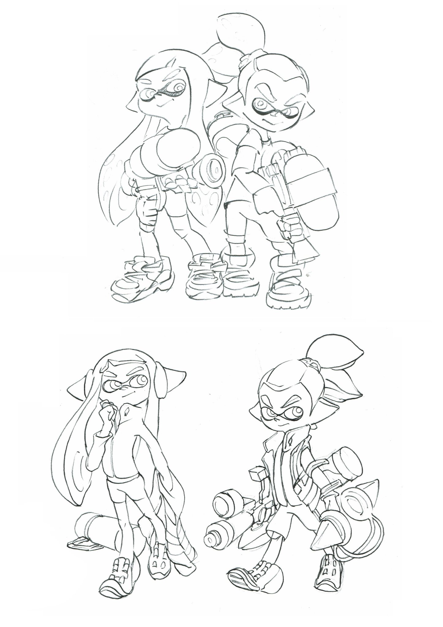 Complex Splatoon Drawing VideoGameArt&Tidbits on Twitter: