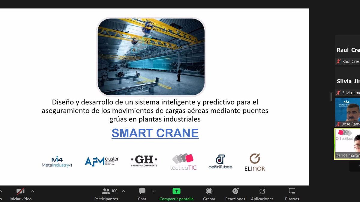 FEMETALiNDUSTRY's tweet photo. Es el turno del proyecto SMART CRANE, presentado por @TacticaTic, parte del consorcio junto a @ElinorFormacion @DelfinTubes @AFMmachinetools @ghcranes y @MetaIndustry4 
Aquí toda la info del proyecto 👉🏻 https://t.co/XwDjFDLj7i https://t.co/j6n9YRpmnx