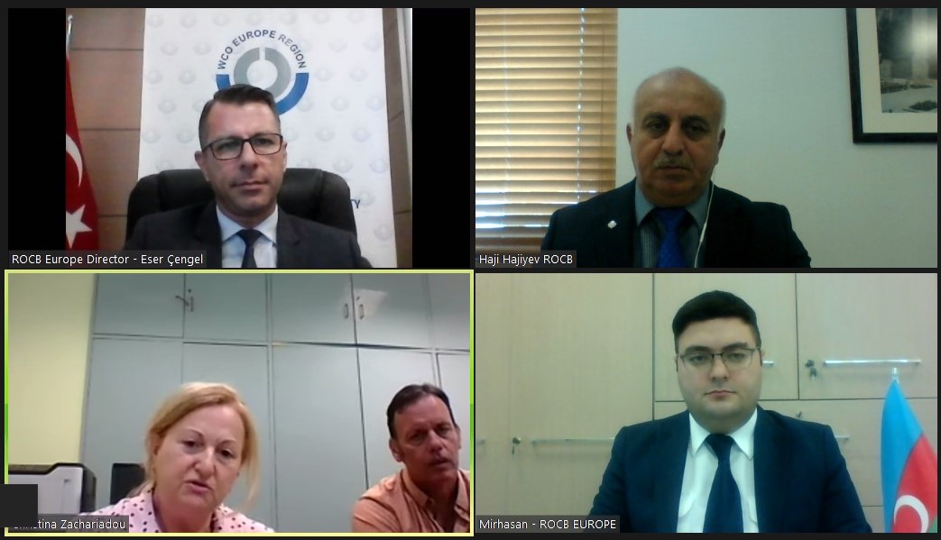 MSeyidzada's tweet photo. A virtual meeting was held between #ROCB #Europe and the Office of the #WCO Europe Region Vice-Chair on 27 July 2022.
Issues of common #interest and topics in the frame of regional matters were taken into consideration during the consultative meeting. https://t.co/ozHY9dfOdn