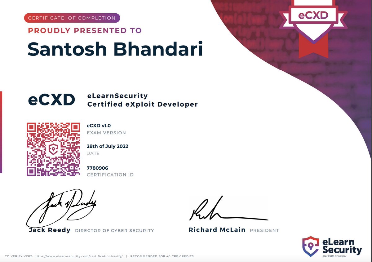 MRCodedBrain's tweet image. Finally eCXD certified
