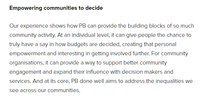 New blog alert! 🚨

Sam Jordan, Comms Manager for the Scottish Community Development Centre, shares his thoughts on how we talk about #participatorybudgeting and its connection to community development.

pbscotland.scot/blog/2022/7/27…

<a href="/SCDC_Sam/">Sam Jordan</a> <a href="/SCDC_Org/">@SCDC_org</a>