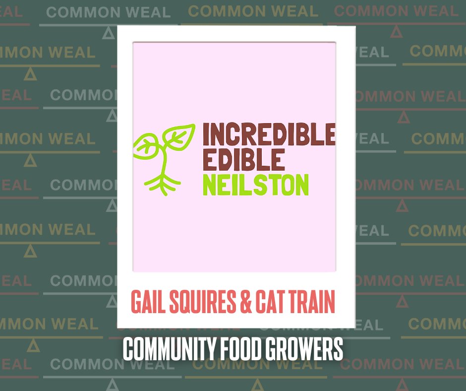 🎙️ Policy Podcast 🎙️ 

Joining <a href="/thecommongreen/">Dr Craig Dalȝell</a> on the podcast today are <a href="/GailSquires1/">Gail Squires</a> &amp; Cat Train from <a href="/IENeilston/">Incredible Edible neilston</a> <a href="/IncEdNetwork/">Incredible Edible</a>, a community group using public spaces to grow food that anyone in the community can pick for free.

Check back here for the episode later today 👀