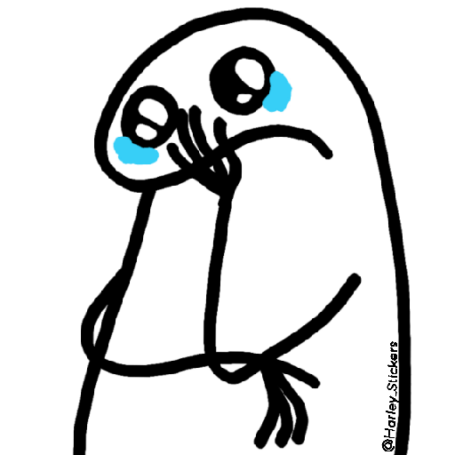 Sad Flork Meme | Sticker