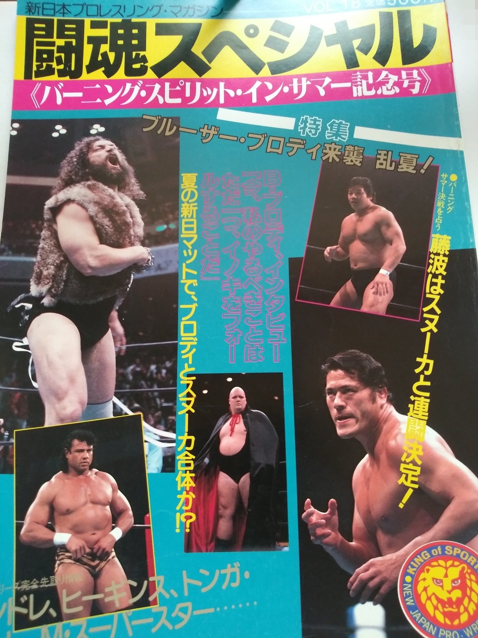 80年代 新日本プロレス バーニングスピリットインサマー