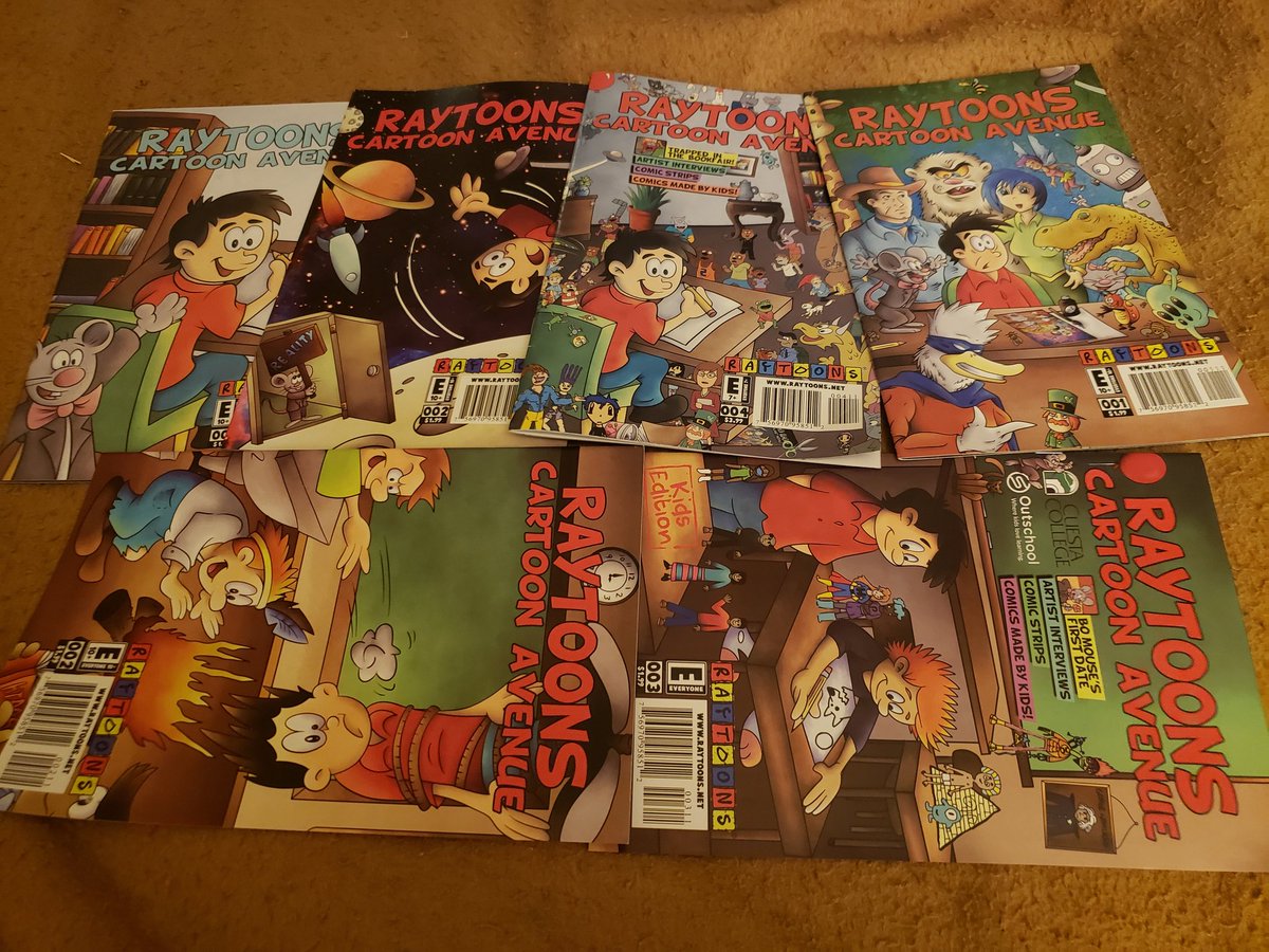 raytoons's tweet photo. Some of my #Raytoons comic books.
You can buy them at https://t.co/0xhOVxGNa4. #ComicCon https://t.co/KLdwGbxdX6