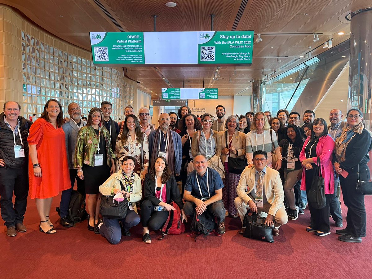 fesabid's tweet photo. #WLIC2022 🇮🇪☘️ El  martes, organizado por FESABID, se celebró el Caucus hispanohablante de la @IFLA

💬 @fxvierglezcudr @aliciaselles @GPSalmeron @jonhz @hiperterminal @esnogales @rtoril @yolandaiwebsoc @anabad_fed @SEDIC20 @cobdc 

@IFLALAC https://t.co/EQUdnET1YT