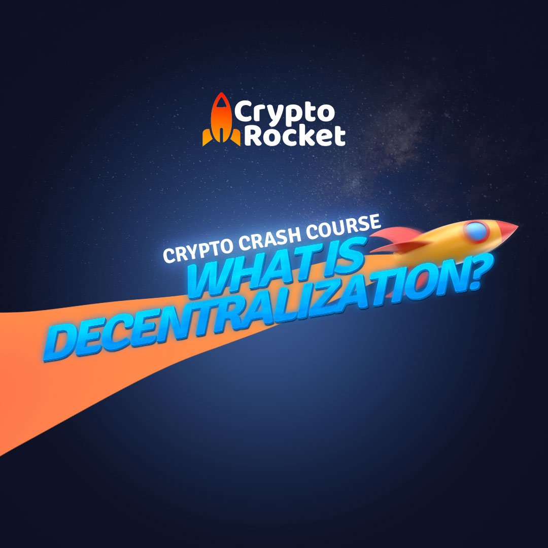 cryptorocketcom's tweet photo. Cryptocurrencies are considered decentralized because they require majority approval from all stakeholders to operate or commence with changes, as opposed to a single governing body like a bank. 

#crypto #cryptocurrency #trading #portfolio #bitcoin #btc  #market #trader https://t.co/lSHgjOOZ0h