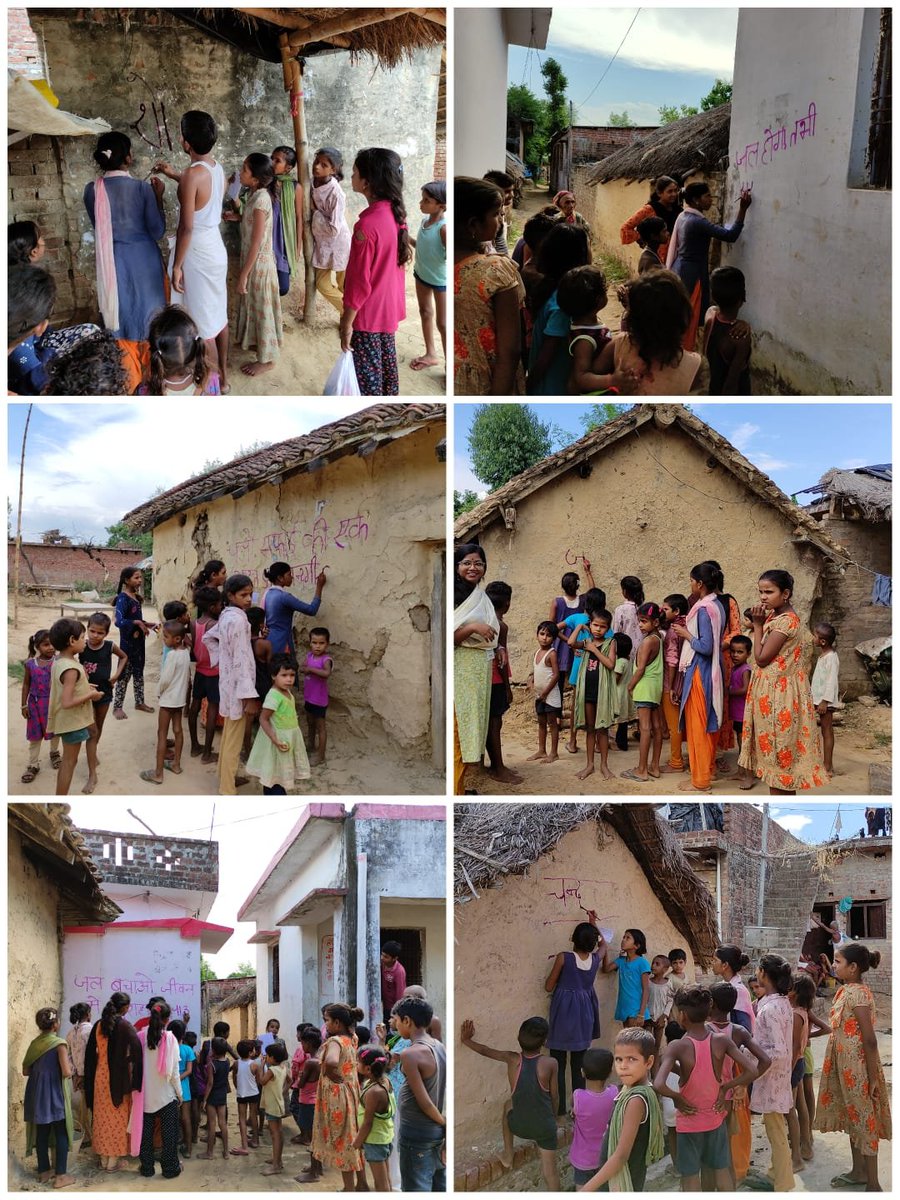 mopr_goi's tweet photo. The messages written on walls and schedule of Ward Sabha meetings reflect the resolve and commitment of #Chandrawa Gram Panchayat under #Gilaula Block of #Shravasti District in #UttarPradesh of making the Gram Panchayat:

1. Child Friendly

2. Water Sufficient

3. Clean and Green https://t.co/Y5c8lJn8yD