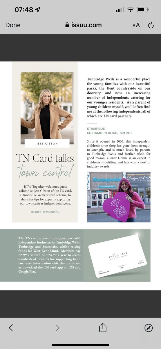 The TN card tweet media