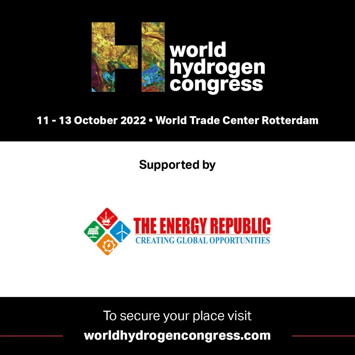 We are proud to partner with World Hydrogen Leaders for the 3rd annual World Hydrogen Congress 2022. 
Use this promo code to register now:  ENERGY_REPUBLIC_WHC20%
greenpowerglobal.com/attendance/eve…
#energy #hydrogen #hydrogeneconomy #hydrogenenergy #hydrogenevent #event