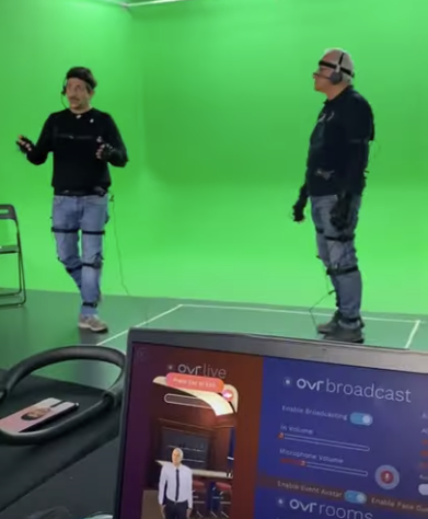 OVRtheReality's tweet image. 🔆Throwback Thursday to when we were testing OVER Live motion tracking😎.

🤔How many #mocap suits do we have in our HQ?

👀⬇️
youtube.com/shorts/RM-aOYK…

#comeonover #ar #greenscreen #OVERLive #metaverse #overthereality #tbt